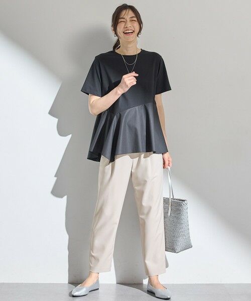 ANY / エニィ カットソー | 【洗濯機可】コンビネーションイレヘムカットソー | 詳細9