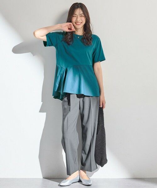 ANY / エニィ カットソー | 【洗濯機可】コンビネーションイレヘムカットソー | 詳細15