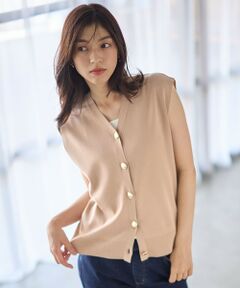 ANY / エニィ ベスト | メタルボタンニットベスト