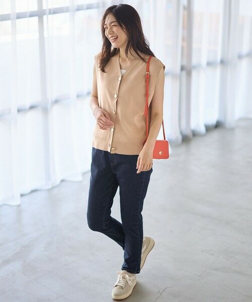 ANY / エニィ ベスト | メタルボタンニットベスト | 詳細8