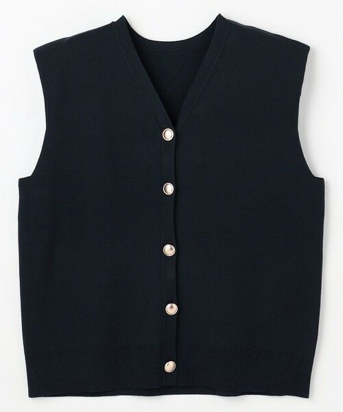 ANY / エニィ ベスト | メタルボタンニットベスト | 詳細22