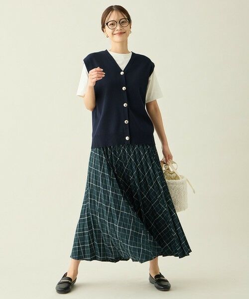 ANY / エニィ ベスト | メタルボタンニットベスト | 詳細19