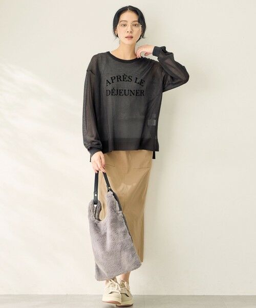 ANY / エニィ ニット・セーター | 【2SET】シアーロゴニット×タンクトップセット | 詳細3