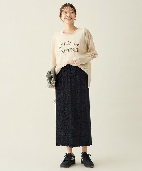 ANY / エニィ ニット・セーター | 【2SET】シアーロゴニット×タンクトップセット | 詳細6