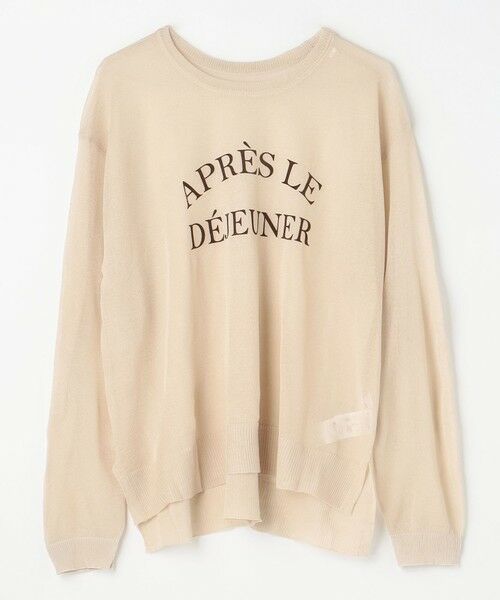 ANY / エニィ ニット・セーター | 【2SET】シアーロゴニット×タンクトップセット | 詳細15