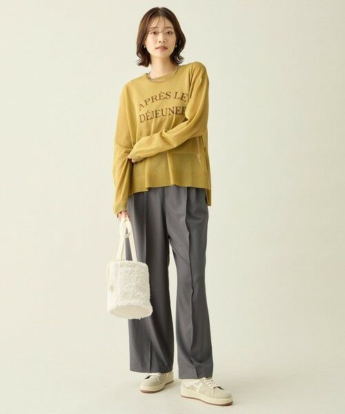 ANY / エニィ ニット・セーター | 【2SET】シアーロゴニット×タンクトップセット | 詳細30