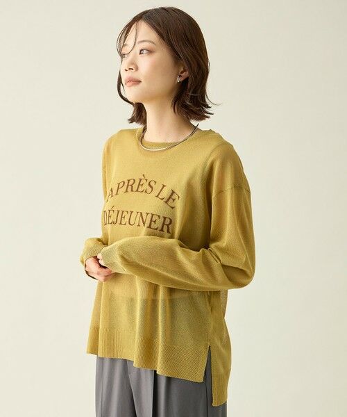 ANY / エニィ ニット・セーター | 【2SET】シアーロゴニット×タンクトップセット | 詳細28