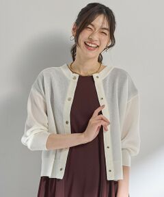 ANY / エニィ カーディガン・ボレロ | シアーニットショートカーディガン