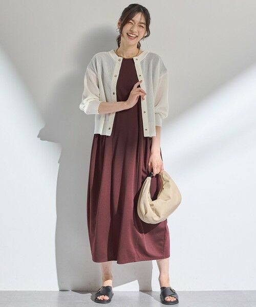 ANY / エニィ カーディガン・ボレロ | シアーニットショートカーディガン | 詳細2