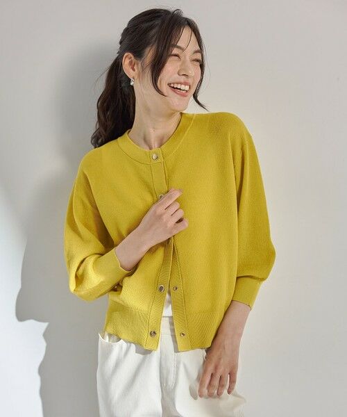 ANY / エニィ カーディガン・ボレロ | シアーニットショートカーディガン | 詳細12