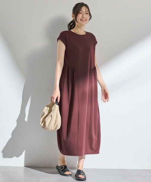 ANY / エニィ ロング・マキシ丈ワンピース | 【洗濯機可】ライトポンチコクーンワンピース | 詳細11