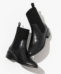 ANY / エニィ ブーツ（ロング丈） | ニットコンビブーツ