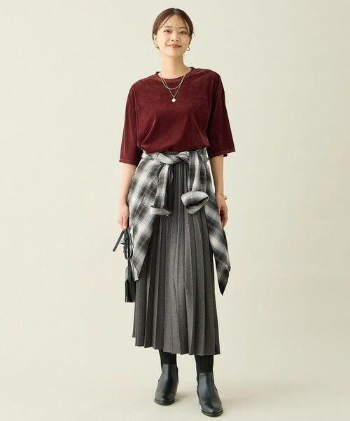 ANY / エニィ ブーツ（ロング丈） | ニットコンビブーツ | 詳細7