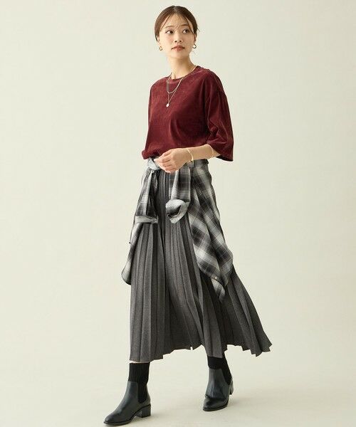 ANY / エニィ ブーツ（ロング丈） | ニットコンビブーツ | 詳細8