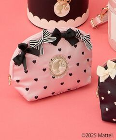 ANY / エニィ ポーチ | 【Barbie(TM)】リボン ラウンドポーチ
