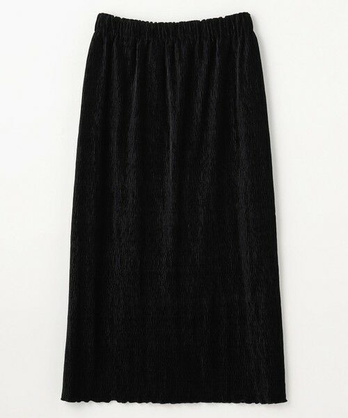 ANY / エニィ ミニ・ひざ丈スカート | 【ウエストゴム】シュリンクベロアスカート | 詳細6
