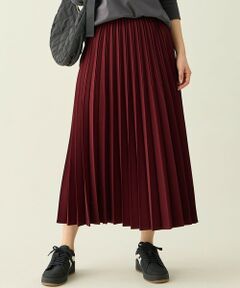 ANY / エニィ ロング・マキシ丈スカート | 【新色追加/ウエストゴム】ウーリッシュプリーツスカート