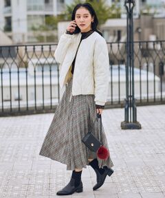 ANY / エニィ ロング・マキシ丈スカート | 【新色追加/ウエストゴム】ウーリッシュプリーツスカート