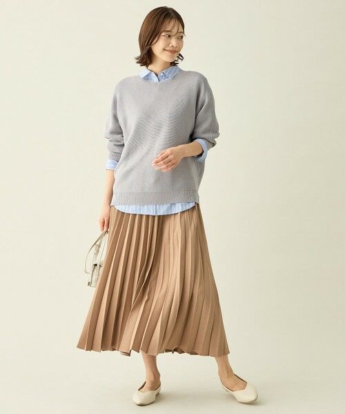 ANY / エニィ ロング・マキシ丈スカート | 【新色追加/ウエストゴム】ウーリッシュプリーツスカート | 詳細18