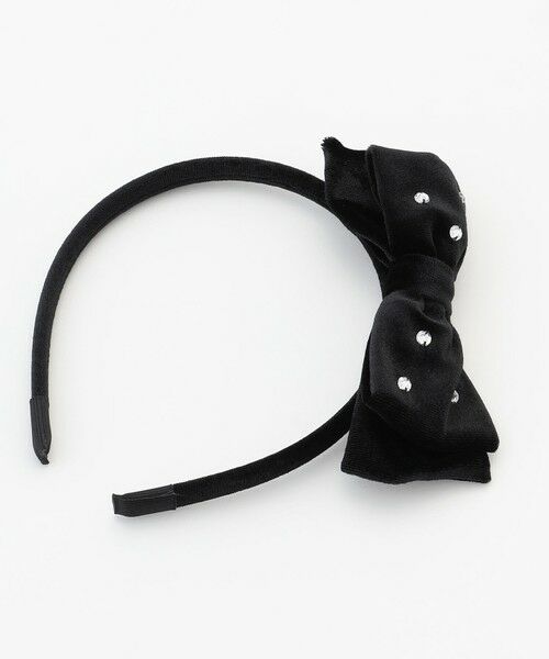 ANY / エニィ カチューシャ・カチューム・その他 | ビジュー付き ベロアリボンカチューシャ | 詳細6