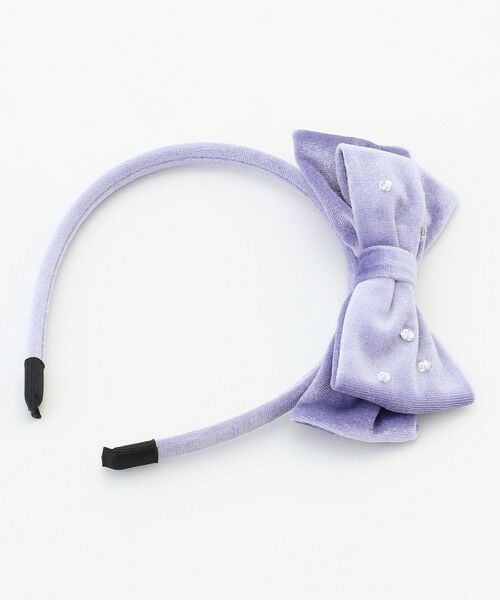 ANY / エニィ カチューシャ・カチューム・その他 | ビジュー付き ベロアリボンカチューシャ | 詳細8
