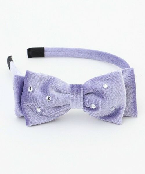 ANY / エニィ カチューシャ・カチューム・その他 | ビジュー付き ベロアリボンカチューシャ | 詳細9