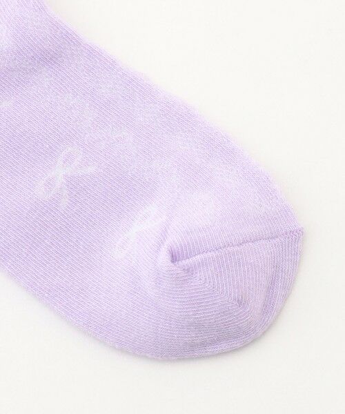 ANY / エニィ ソックス | リボン柄 ジャガード ハイソックス | 詳細2