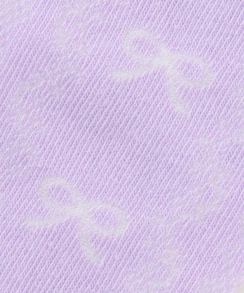 ANY / エニィ ソックス | リボン柄 ジャガード ハイソックス | 詳細3