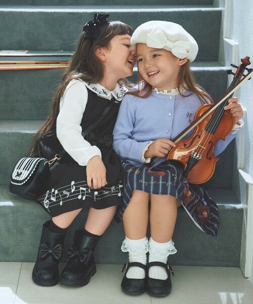 ANY / エニィ ハンチング・キャスケット・ベレー帽 | ネコチャーム付きリボンベレー帽 | 詳細1