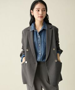 ANY / エニィ テーラードジャケット | ウーリッシュＷブレストジャケット