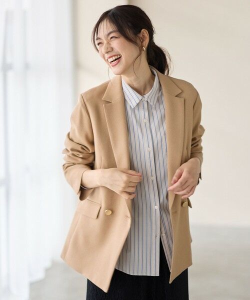 ANY / エニィ テーラードジャケット | ウーリッシュＷブレストジャケット | 詳細1