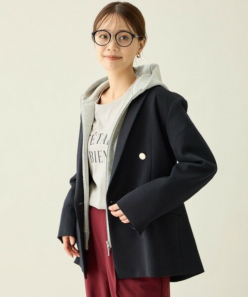 ANY / エニィ テーラードジャケット | ウーリッシュＷブレストジャケット | 詳細17
