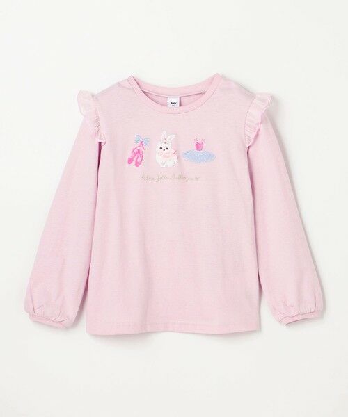 ANY / エニィ カットソー | おけいこモチーフ刺繍入り 長袖Tシャツ | 詳細16