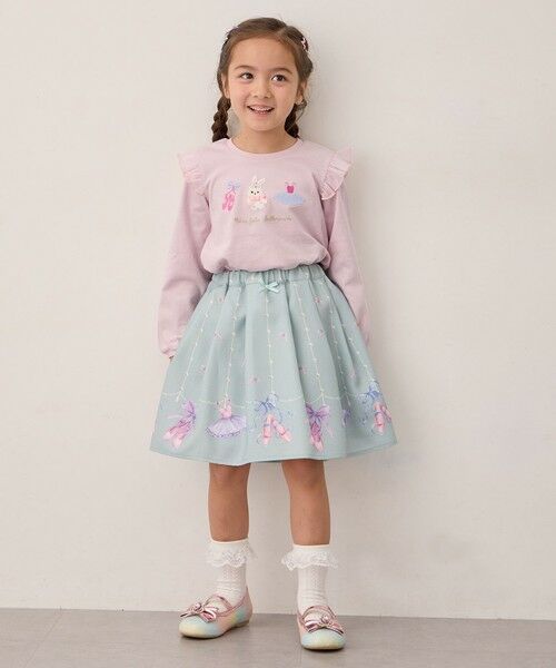 ANY / エニィ カットソー | おけいこモチーフ刺繍入り 長袖Tシャツ | 詳細14