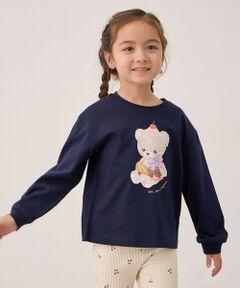 ANY / エニィ カットソー | アニマルモチーフ長袖Tシャツ