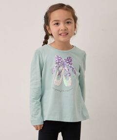 ANY / エニィ カットソー | ミラクルスパンコール 長袖Tシャツ