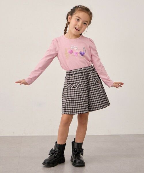 ANY / エニィ カットソー | ミラクルスパンコール 長袖Tシャツ | 詳細1