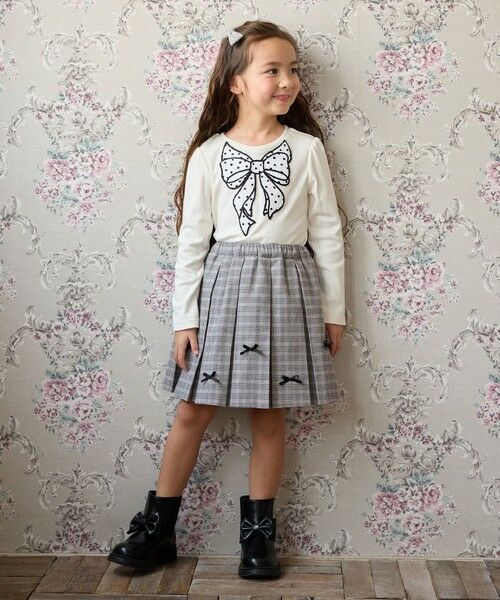 ANY / エニィ カットソー | ドットリボン 長袖Tシャツ | 詳細1