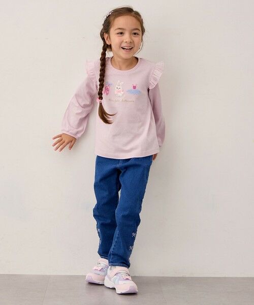 ANY / エニィ カットソー | おけいこモチーフ刺繍入り 長袖Tシャツ | 詳細12