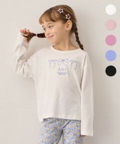 ANY / エニィ カットソー | 【Good Price】 ANY刺繍 長袖Tシャツ