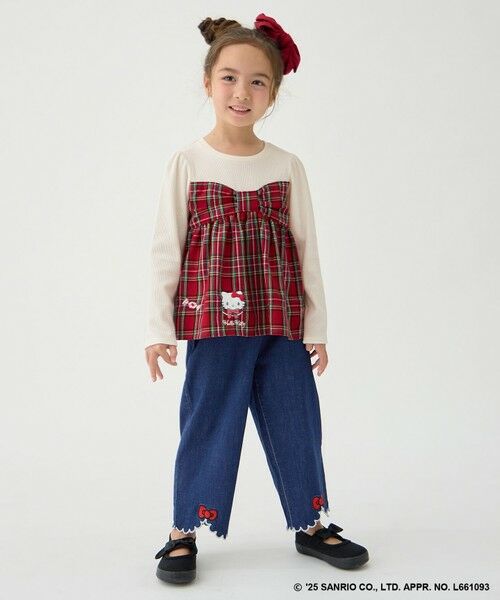 ANY / エニィ カットソー | 【ハローキティ×ANY KIDS】ドッキング刺繍 長袖Tシャツ | 詳細2