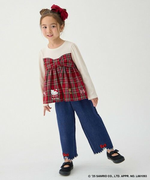 ANY / エニィ カットソー | 【ハローキティ×ANY KIDS】ドッキング刺繍 長袖Tシャツ | 詳細3