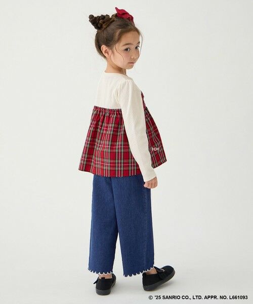 ANY / エニィ カットソー | 【ハローキティ×ANY KIDS】ドッキング刺繍 長袖Tシャツ | 詳細4