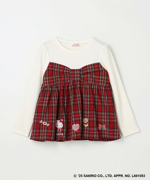 ANY / エニィ カットソー | 【ハローキティ×ANY KIDS】ドッキング刺繍 長袖Tシャツ | 詳細7