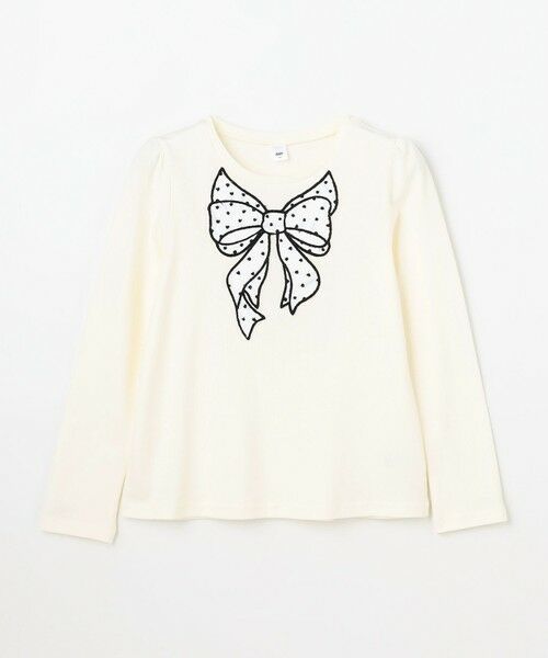 ANY / エニィ カットソー | ドットリボン 長袖Tシャツ | 詳細6