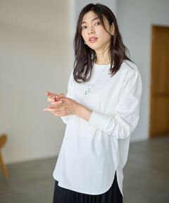 ANY / エニィ カットソー | シャツテールロングスリーブＴシャツ