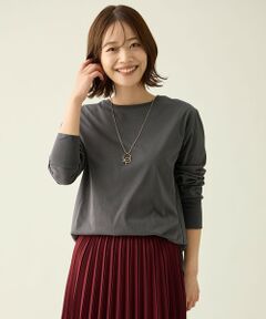 ANY / エニィ カットソー | シャツテールロングスリーブＴシャツ