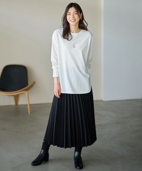 ANY / エニィ カットソー | シャツテールロングスリーブＴシャツ | 詳細2