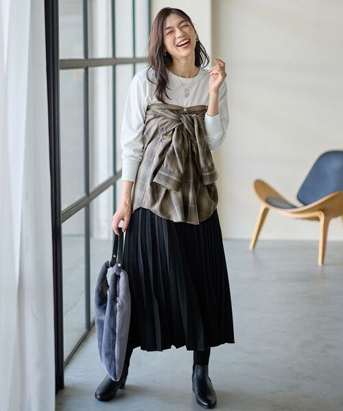 ANY / エニィ カットソー | シャツテールロングスリーブＴシャツ | 詳細4