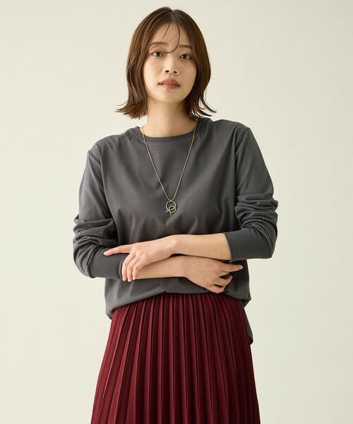 ANY / エニィ カットソー | シャツテールロングスリーブＴシャツ | 詳細10